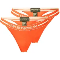 Emporio Armani para mulher. EW000405_AF19023 Conjunto de 2 tangas Coral (M), Homewear, Algodão
