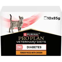 Purina Ração Húmida Pro Plan Veterinary Diets Dm St/ox Gestão Da Diabetes Para Gatos 85g