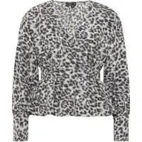 Faina Blusa cinzento / branco