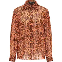 Faina Blusa laranja / preto