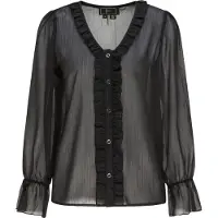 Faina Blusa preto / prata