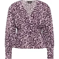 Faina Blusa roxo / branco