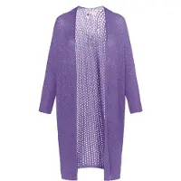 IZIA Casaco de malha roxo / prata