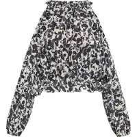 IZIA Blusa preto / branco