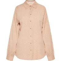 Usha Blusa castanho claro / branco