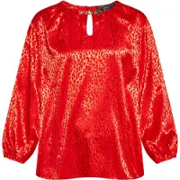 Faina Blusa vermelho