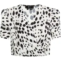 Faina Blusa preto / branco