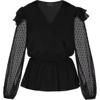 Faina Blusa preto