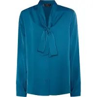 Faina Blusa azul ciano
