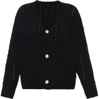 Faina Casaco de malha preto