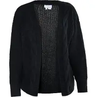 Usha Casaco de malha 'Vanne' preto