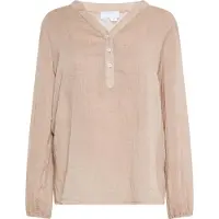 Usha WHITE LABEL Blusa bege mosqueado