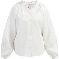 IZIA Blusa branco / branco lã