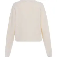 Faina Casaco de malha branco lã