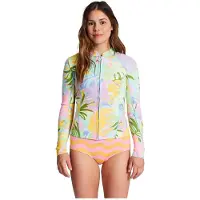 Billabong Camiseta Térmica De Manga Comprida Com Zíper Completo Peeky 1 Mm