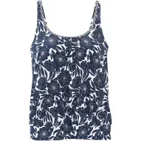 Sunseeker Top de tankini marinho / branco