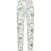 s.Oliver Calças de pijama azul claro / verde escuro / laranja pastel / branco