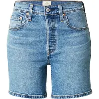 Levi's Calças de ganga '501 Mid Thigh Lightweight Shorts' azul ganga