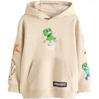 Next Sweatshirt 'Minecraft' pedra / lima / laranja / branco