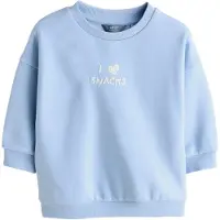 Next Sweatshirt azul claro / branco