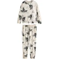Next Pijama bege / preto