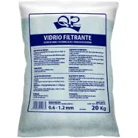 Productos Qp Vidro De Filtro 15kg 0.6-1.2mm