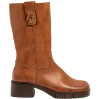 Art para mulher. 112861123003_023 Botas de couro 1286 Warsaw castanho (40), Marrom, 3 a 5cm, Zíper, Casual