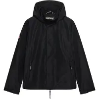 Superdry para homem. M5012332A Casaco preto (XL), Casual, Polister Reciclado
