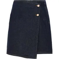 Y.A.S Saia Curta De Cintura Alta Lisana Denim