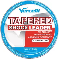 Vercelli Líder Cónico De Pesca Shock 15 M 10 Unidades