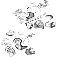 Arai Kit De Ventilação De Capacete Tour-x4