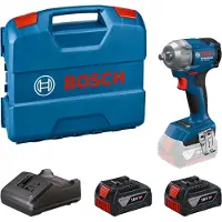 Bosch Professional Chave De Impacto Gds 18v-350 + 2 Bat 4.0ah + L-case