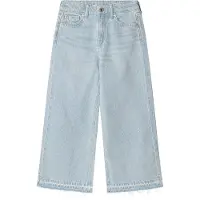 Pepe Jeans para menina. PG201703PR4 Calças de ganga de perna larga Hw Undone azul (6Años= 104cm), Casual, Algodão, Denim, moda infantil