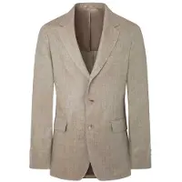 Hackett Blazer Linen Delave Hopsack