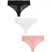 Next Tanga salmão / preto / branco