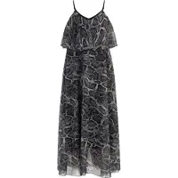 Faina Vestido de verão lamacento / preto