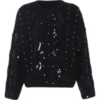 Faina Pullover azul / verde / vermelho / preto