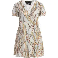 Faina Vestido mistura de cores / branco