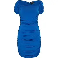Faina Vestido de cocktail azul real