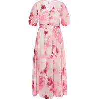 IZIA Vestido cyclam / fúcsia / rosé