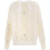 Faina Pullover branco lã