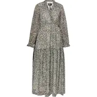 Faina Vestido bege / azul claro / preto