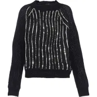 Faina Pullover preto / prata