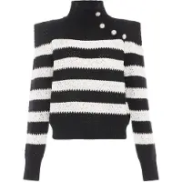 Faina Pullover preto / branco