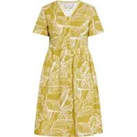Usha Vestido limão / branco
