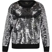 Faina Pullover preto / prata