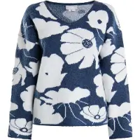 Usha Pullover 'Lurea' marinho / branco