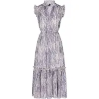 Faina Vestido de verão bege / azul