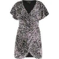 Faina Vestido de cocktail rosa claro / preto