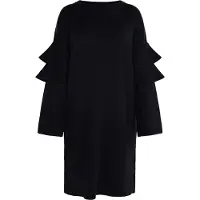 Usha Vestido de malha preto